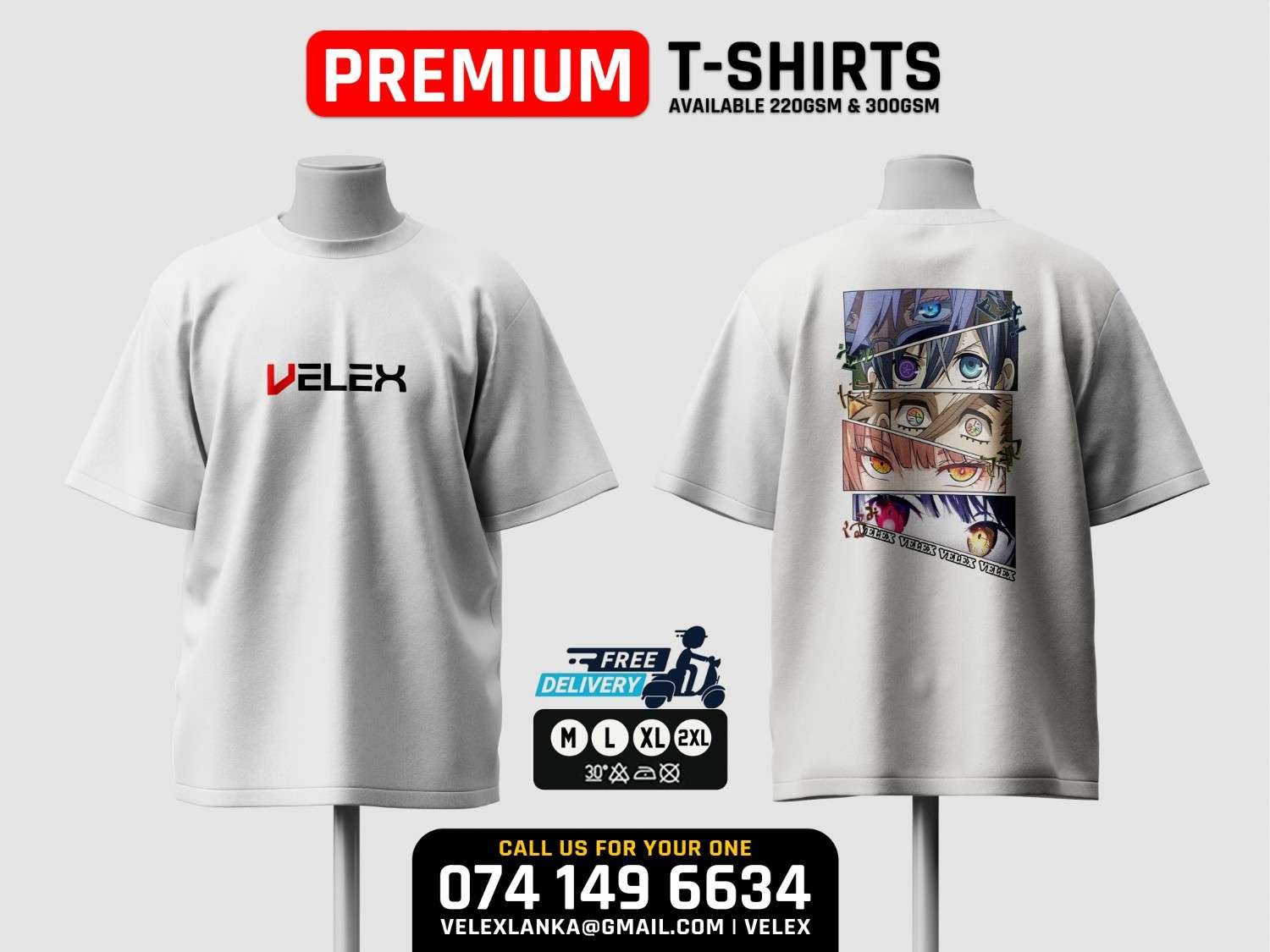 VELEX Oversized T-Shirts