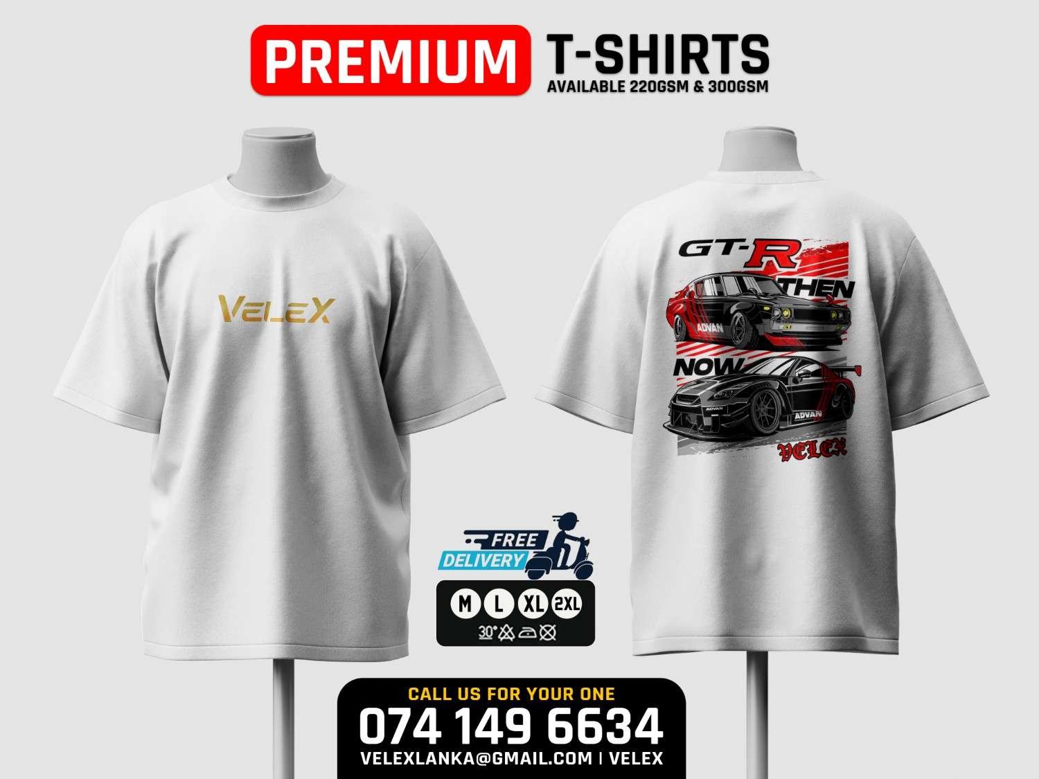 VELEX Oversized T-Shirts