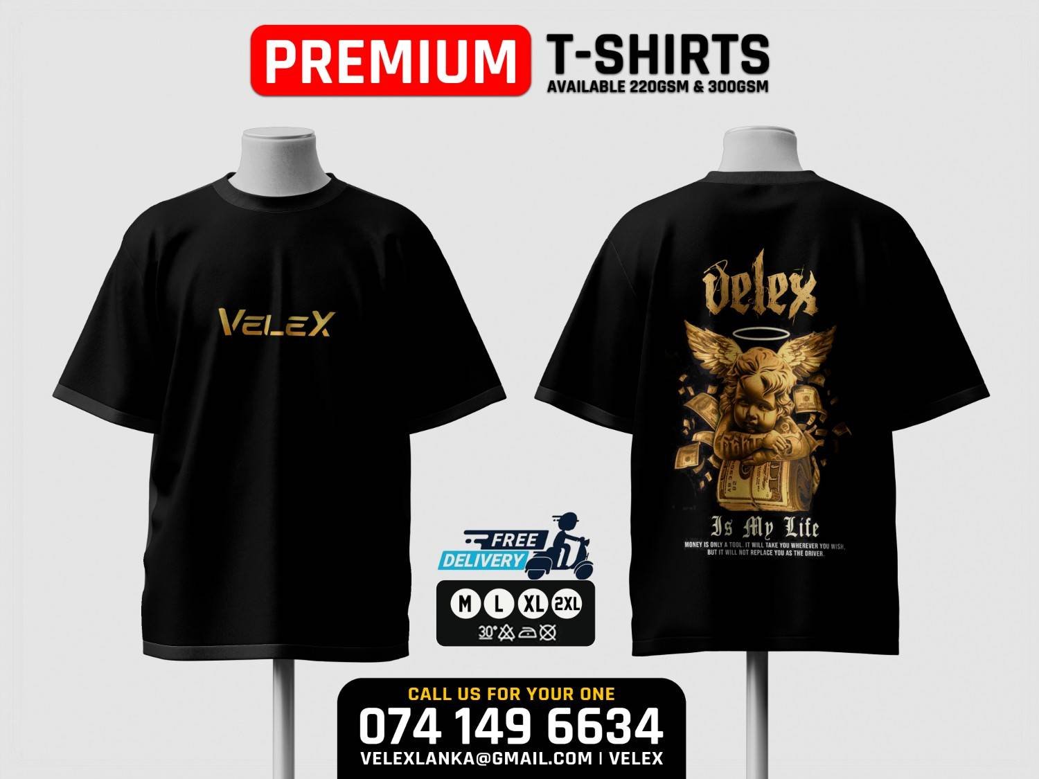 VELEX Oversized T-Shirts