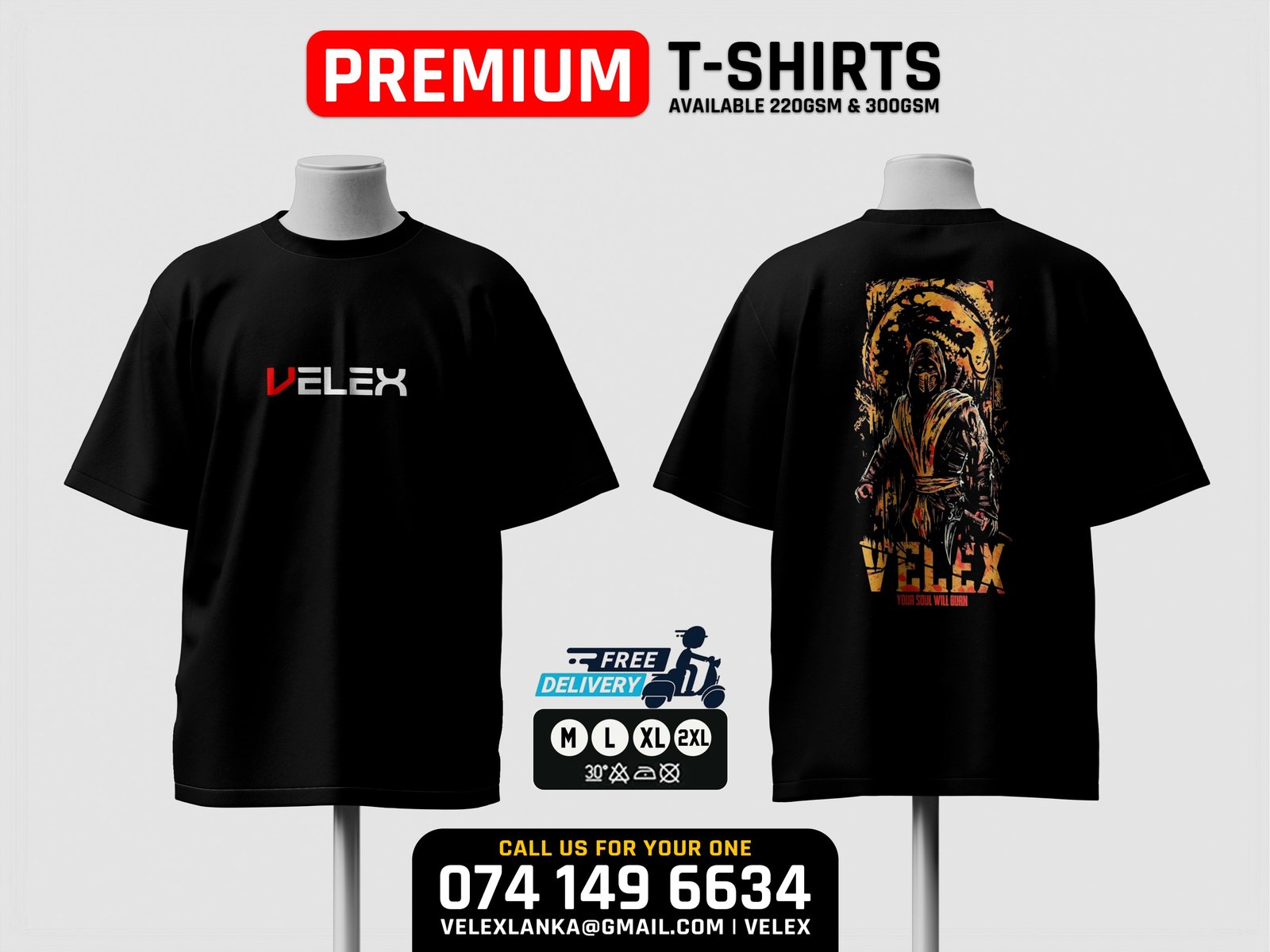 VELEX Oversized T-Shirts