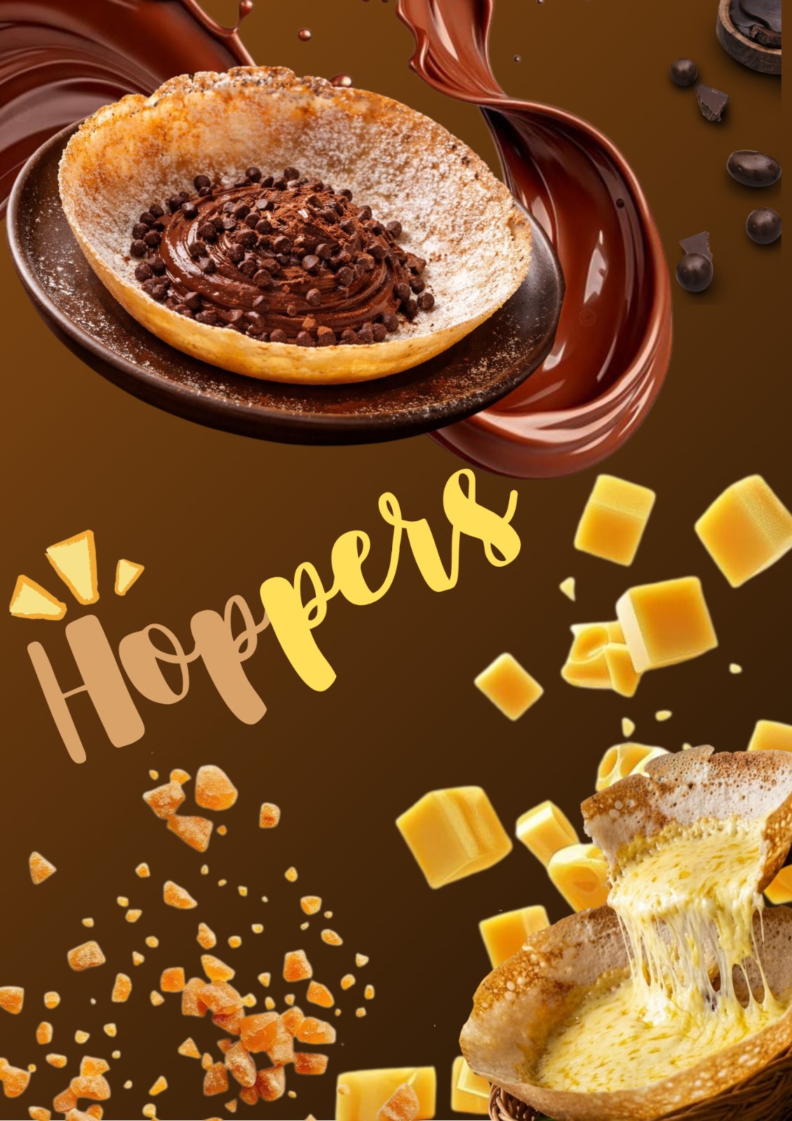 Cheese hoppers